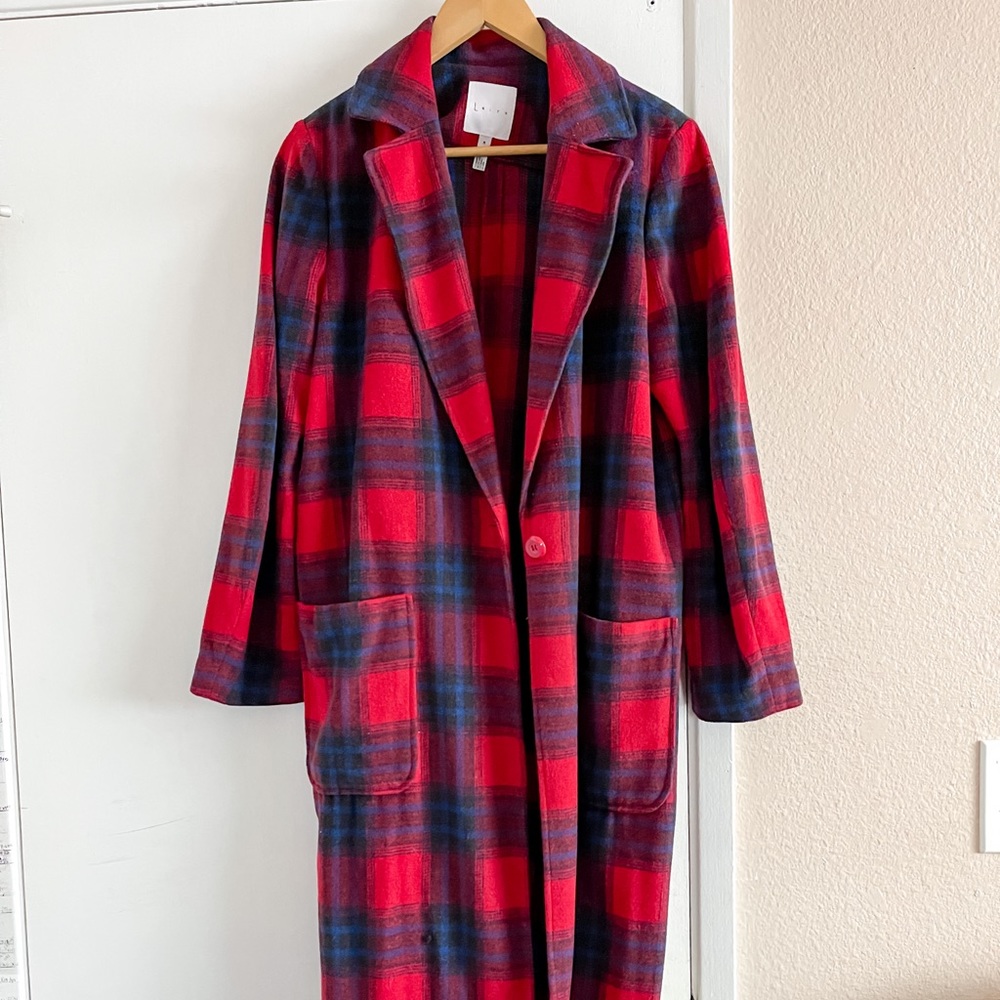 Plaid coat
